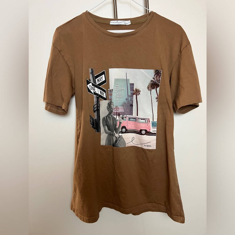 By Egreis The Beverly Hills Old Hollywood Style Men T shirt Size S